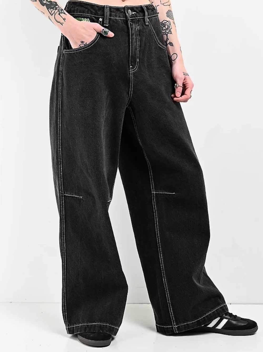 NWOT Empyre Marble Extent Wide Leg Jeans Size 8